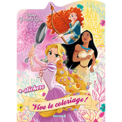ISBN Disney Princesses - Vive le coloriage ! (Raiponce, Pocahontas, Merida) - + stickers : Le livre de Collectif