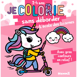 ISBN Je colorie sans déborder (2-4 ans) - L'école des licornes T66 : Le livre de Nadine Piette, 48 pages