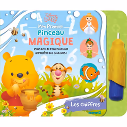 ISBN Disney Baby - Mon premier pinceau magique - Les chiffres - Peins avec de l'eau pour voir apparaître les couleurs ! : Le ...