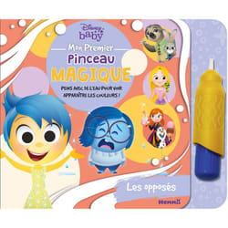 ISBN Disney Baby - Mon premier pinceau magique - Les opposés - Peins avec de l'eau pour voir apparaître les couleurs ! : Le livre de Collectif