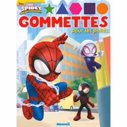 ISBN Marvel Spidey et ses amis extraordinaires - Gommettes pour les petits (Team Spidey) : Le livre de Collectif, 24 pages
