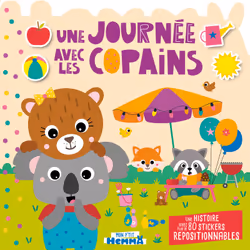 ISBN Mon P'tit Hemma - Histoire avec stickers repositionnables - Une journée avec les copains - Une histoire avec plus de 80  ...