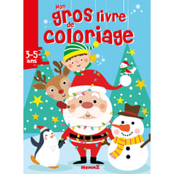 ISBN Mon gros livre de coloriage (Père Noël, lutin et leurs amis) : Le livre de Collectif
