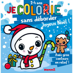 ISBN Je colorie sans déborder (2-4 ans) - Joyeux Noël ! T68 - Avec gros contours en relief ! : Le livre de Nadine Piette