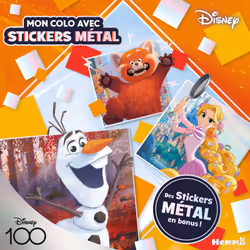 ISBN Disney 100 Disney - Mon colo avec stickers métal (Olaf, Mei, Raiponce) - Des stickers métal en bonus ! : Le livre de Col ...
