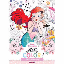 ISBN Disney Princesses - Art & Color ! - Toutes des héroïnes ! : Le livre de Collectif, 48 pages