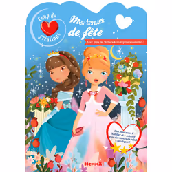 ISBN Coup de coeur créations - Mes tenues de fête - Avec plus de 500 stickers repositionnables ! : Le livre de Elen Lescoat,  ...