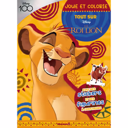 ISBN Disney 100 Le Roi Lion - Joue et colorie - Tout sur Simba - Avec des stickers et des figurines à construire : Le livre d ...
