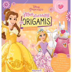 ISBN Disney Princesses - Coup de coeur créations - Mon dressing en origamis (Belle et Raiponce) - Habille tes princesses avec ...