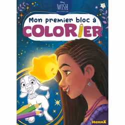 ISBN Disney Wish - Mon premier bloc à colorier : Le livre de Collectif, 96 pages