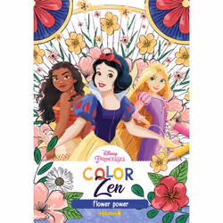 ISBN Disney Princesses - Color Zen - Flower Power : Le livre de Collectif, 48 pages
