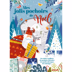 ISBN Mes jolis pochoirs de Noël - Des stickers pailletés, des pochoirs à détacher, des motifs à découper, des coloriages ...  ...