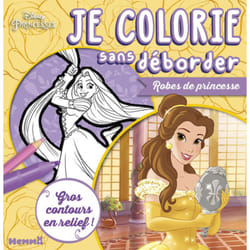 ISBN Disney Princesses - Je colorie sans déborder - Robes de princesse : Le livre de Collectif