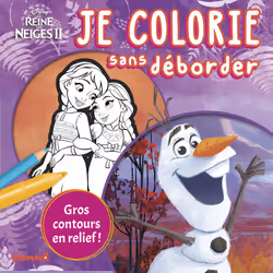 ISBN Disney La Reine des Neiges 2 - Je colorie sans déborder (Olaf et Anna et Elsa petites) : Le livre de Collectif, 48 pages