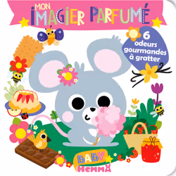 ISBN Baby Hemma - Mon imagier parfumé - 6 odeurs gourmandes à gratter : Le livre de Binbin Robin, Collectif, 14 pages