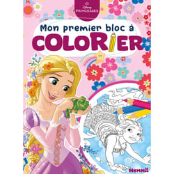 ISBN Disney Princesses - Mon premier bloc à colorier (Raiponce et Vaiana) : Le livre de Collectif