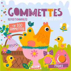 ISBN Mon P'tit Hemma - Gommettes pour les petits - Pâques : Le livre de Carotte et Compagnie, Collectif, 32 pages