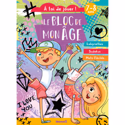 ISBN Le bloc de mon âge (7-8 ans) - A toi de jouer ! (Garçon-fille danse) - Labyrinthes - Sudokus - Mots fléchés : Le livre d ...