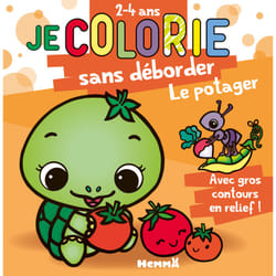 ISBN Je colorie sans déborder (2-4 ans) - Le potager T70 : Le livre de Nadine Piette