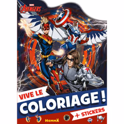 ISBN Marvel Avengers - Vive le coloriage ! (Falcon, le Soldat de l'Hiver, Captain Marvel) - + Stickers : Le livre de Collecti ...