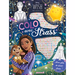 ISBN Disney Wish - Colo avec strass - Avec plus de 1000 strass ! : Le livre de Collectif, 26 pages