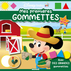 ISBN Disney Baby - Mes premières gommettes - La ferme - Avec des grandes gommettes : Le livre de Collectif