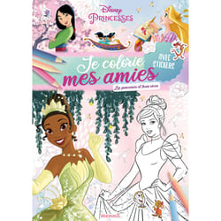ISBN Disney Princesses - Je colorie mes amies - Les princesses et leurs rêves - Avec stickers : Le livre de Collectif