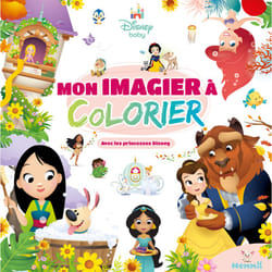 ISBN Disney Baby - Mon imagier à colorier - avec les princesses Disney : Le livre de Collectif
