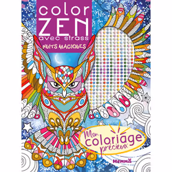 ISBN Color Zen avec strass - Nuits magiques - Mon coloriage précieux : Le livre de Collectif, 26 pages