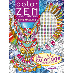 ISBN Color Zen avec strass - Nuits magiques - Mon coloriage précieux : Le livre de Collectif