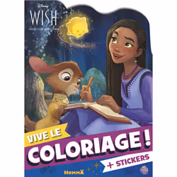 ISBN Disney Wish - Vive le coloriage ! (Asha, Valentino et Star) : Le livre de Collectif, 28 pages