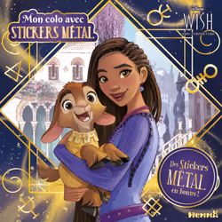 ISBN Disney Wish - Mon colo avec stickers métal - Des stickers métal en bonus ! : Le livre de Collectif, 28 pages