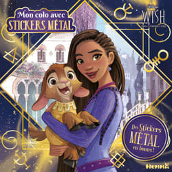ISBN Disney Wish - Mon colo avec stickers métal - Des stickers métal en bonus ! : Le livre de Collectif
