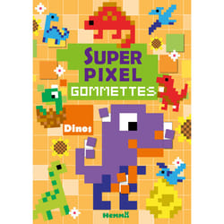 ISBN Super pixel - Gommettes - Dinos : Le livre de Collectif, Collectif