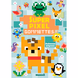 ISBN Super pixel - Gommettes - Animaux mignons : Le livre de Nadine Piette, Collectif, 28 pages