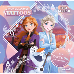 ISBN Disney La Reine des Neiges 2 - Mon colo avec tattoos - Des tattoos en bonus ! : Le livre de Collectif, 26 pages
