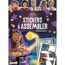 ISBN Disney Wish - Stickers à assembler - Repositionnables ! : Le livre de Collectif, 28 pages