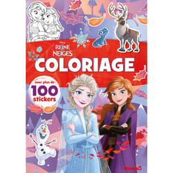 ISBN Disney La Reine des Neiges - Coloriage avec plus de 100 stickers (Elsa et Anna bras croisés) - Avec plus de 100 stickers : Le livre de Collectif