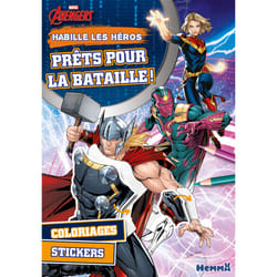 ISBN Marvel Avengers - Habille les héros - Prêtes pour la bataille ! - Coloriages, stickers : Le livre de Collectif