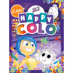 ISBN Disney Pixar Vice-versa 2 - Happy colo : Le livre de Collectif, 32 pages