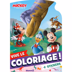 ISBN Disney Mickey et ses amis - Vive le coloriage ! (Mickey dinosaures) : Le livre de Collectif, 28 pages