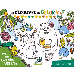ISBN Je découvre en coloriant - La nature : Le livre de Lucie Renaudeau, 16 pages