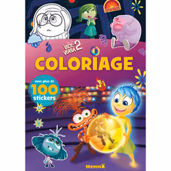 ISBN Disney Pixar Vice-versa 2 - Coloriage avec plus de 100 stickers : Le livre de Collectif, 24 pages