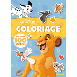 ISBN Disney Animaux - Coloriage avec plus de 100 stickers (Roi Lion) : Le livre de Collectif, 24 pages