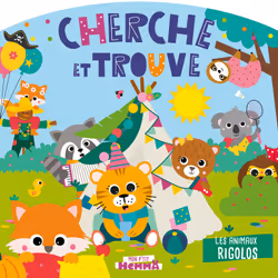 ISBN Mon P'tit Hemma - Cherche et trouve - Les animaux rigolos : Le livre de Carotte et Compagnie, Collectif, 24 pages