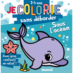 ISBN Je colorie sans déborder (2-4 ans) - Sous l'océan T72 : Le livre de Nadine Piette, 48 pages