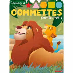 ISBN Disney Baby - Gommettes pour les petits (Simba et Mufasa) : Le livre de Collectif, 24 pages