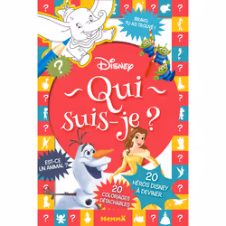 ISBN Disney - Qui suis-je ? - 20 héros Disney à deviner - 20 coloriages détachables : Le livre de Collectif, 40 pages