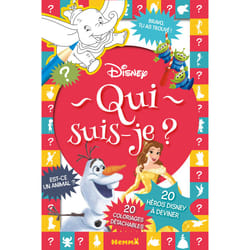 ISBN Disney - Qui suis-je ? - 20 héros Disney à deviner - 20 coloriages détachables : Le livre de Collectif