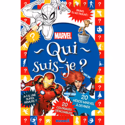 ISBN Marvel - Qui suis-je ? - 20 héros Marvel à deviner - 20 coloriages détachables : Le livre de Collectif, 40 pages